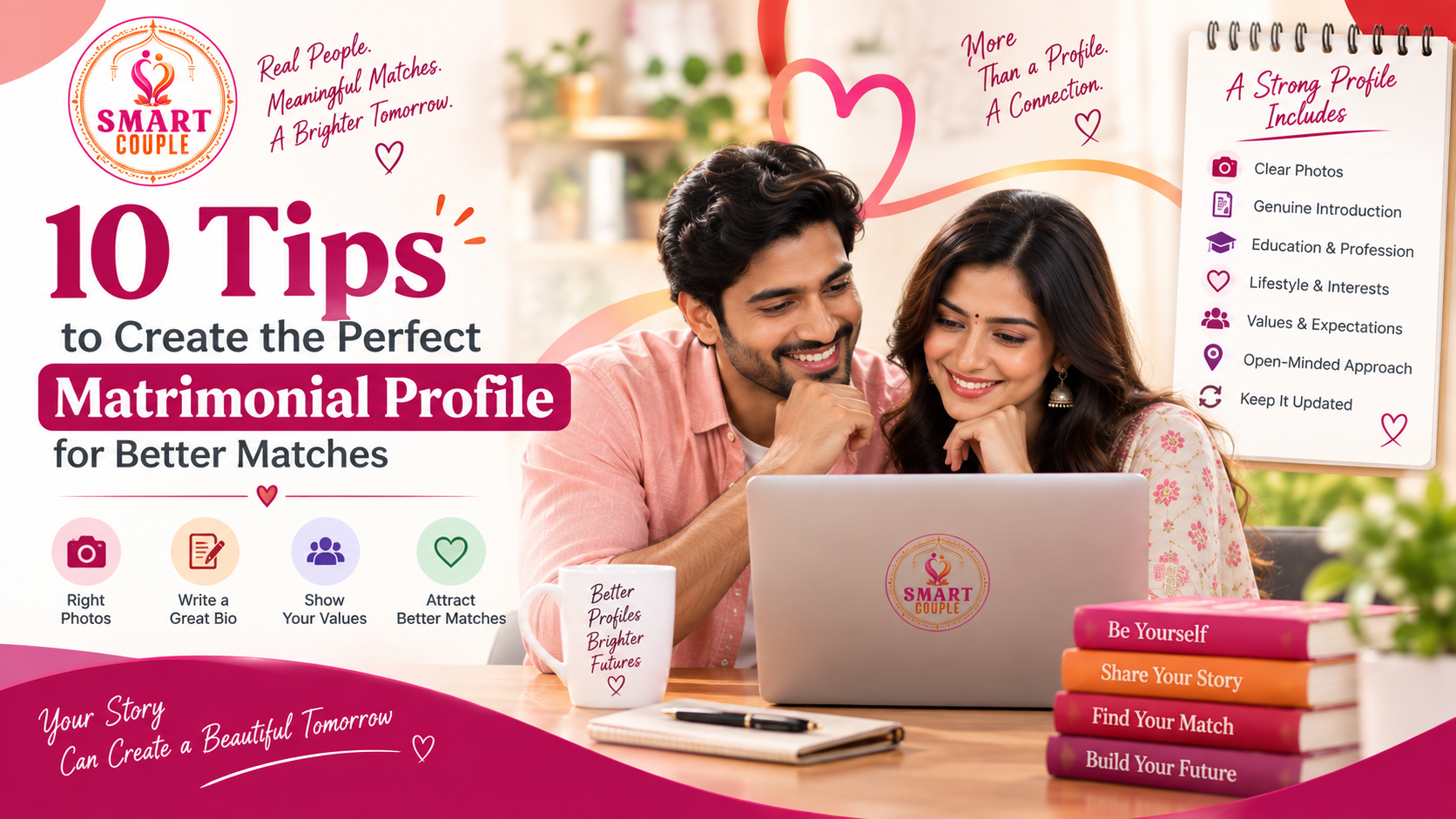 10 Tips to Create the Perfect Matrimonial Profile for Better Matches